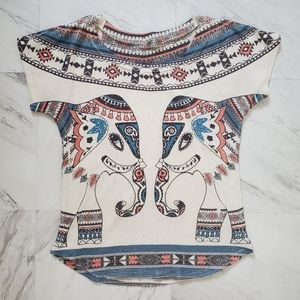 Boho Elephant Top